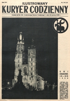 Ilustrowany Kuryer Codzienny : bezpłatny dodatek tygodniowy do nru ... "Ilustrowanego Kuryera Codziennego". R. 14, nr 24=725 (1938)