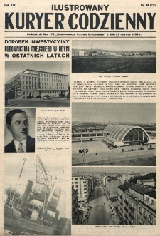 Ilustrowany Kuryer Codzienny : bezpłatny dodatek tygodniowy do nru ... "Ilustrowanego Kuryera Codziennego". R. 14, nr 26=727 (1938)