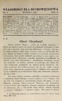 Wiadomości dla Duchowieństwa : organ Związku Kapłan&oacute;w "Unitas". Rok 18, nr 9 (1931)