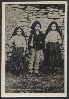 [Obrazek religijny] : Os verdadeiros videntes de Fatima