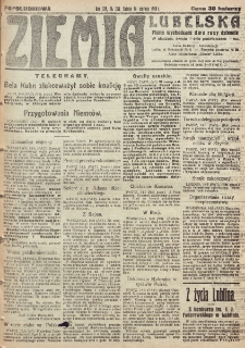 Ziemia Lubelska. R. 14, nr 261 (popołudniowa 14 czerwca 1919)