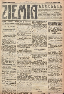 Ziemia Lubelska. R. 12, nr 40 (popołudniowa 22 stycznia 1917)