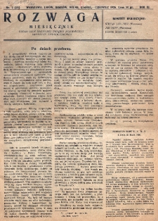 Rozwaga. R. 11, nr 2 (1926)