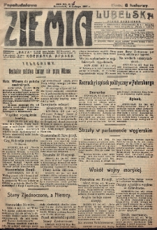 Ziemia Lubelska. R. 12, nr 71[!] (popołudniowa 8 lutego 1917)