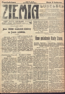 Ziemia Lubelska. R. 12, nr 110 (popołudniowa 1 marca 1917)