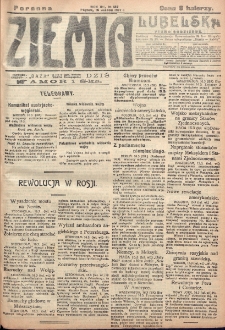 Ziemia Lubelska. R. 12, nr 137 (poranna 16 marca 1917)