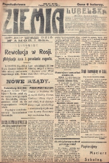 Ziemia Lubelska. R. 12, nr 138 (popołudniowa 16 marca 1917)