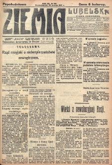 Ziemia Lubelska. R. 12, nr 156 (popołudniowa 26 marca 1917)