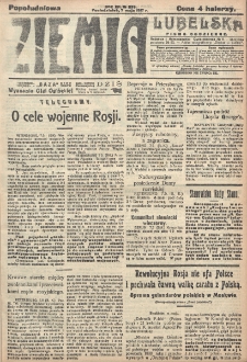 Ziemia Lubelska. R. 12, nr 229 (popołudniowa, 7 maja 1917)
