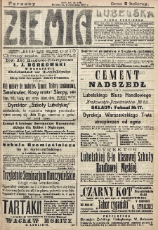 Ziemia Lubelska. R. 12, nr 275 (poranny, 3 czerwca 1917)