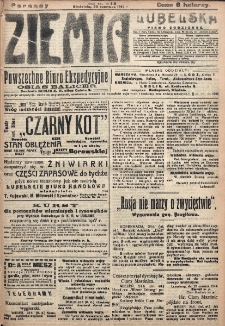 Ziemia Lubelska. R. 12, nr 313 (poranny, 24 czerwca 1917)