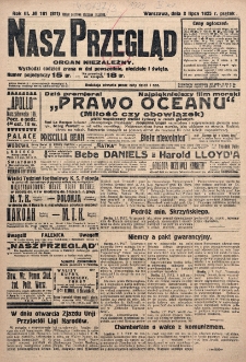 Nasz Przegląd : organ niezależny. R. 3, nr 181=811 (1925)