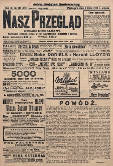 Nasz Przegląd : organ niezależny. R. 3, nr 182=812 (1925)