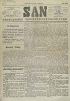 San : czasopismo społeczno-ekonomiczne / [wyd. i odpowiedzialny red. Adam Idzikowski]