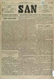 San : czasopismo społeczno-ekonomiczne / [wyd. i odpowiedzialny red. Adam Idzikowski]