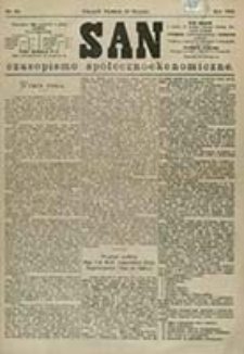 San : czasopismo społeczno-ekonomiczne / [wyd. i odpowiedzialny red. Adam Idzikowski]