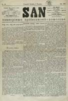 San : czasopismo społeczno-ekonomiczne / [wyd. i odpowiedzialny red. Adam Idzikowski]