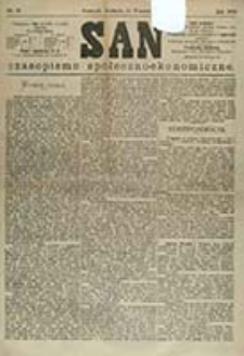 San : czasopismo społeczno-ekonomiczne / [wyd. i odpowiedzialny red. Adam Idzikowski]