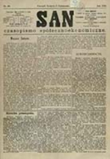 San : czasopismo społeczno-ekonomiczne / [wyd. i odpowiedzialny red. Adam Idzikowski]