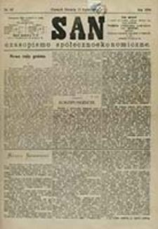 San : czasopismo społeczno-ekonomiczne / [wyd. i odpowiedzialny red. Adam Idzikowski]