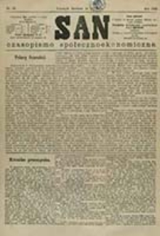San : czasopismo społeczno-ekonomiczne / [wyd. i odpowiedzialny red. Adam Idzikowski]