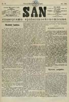 San : czasopismo społeczno-ekonomiczne / [wyd. i odpowiedzialny red. Adam Idzikowski]