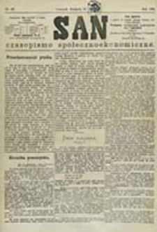 San : czasopismo społeczno-ekonomiczne / [wyd. i odpowiedzialny red. Adam Idzikowski]