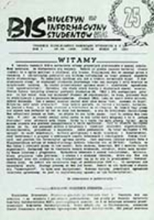 Biuletyn Informacyjny Samorządu / [Uczelniany Samorząd Student&oacute;w KUL, red. kolegium w składzie Jarosław Pawlak, Przemysław Omieczyński]