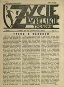 Życie Lubelskie : tygodnik / [red. Władysław Botta]