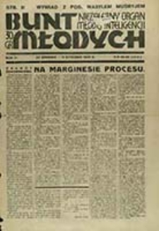 Bunt Młodych : [organ myśli mocarstwowej akademickiej młodzieży państwowej] / red. nacz. Jerzy Giedroyć